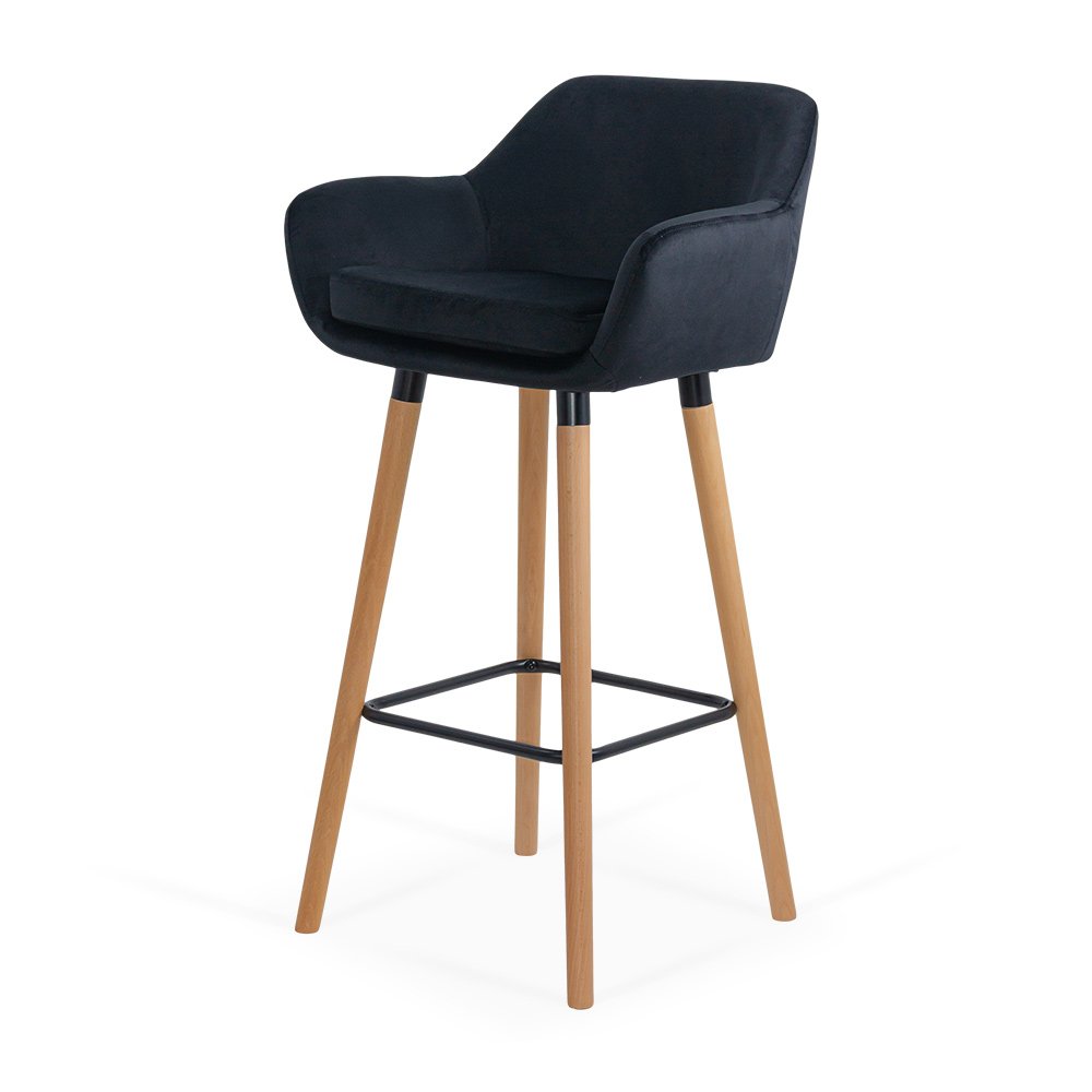 scaun de bar negru 4 scaun de bar negru