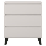 comoda cu 3 sertare gri casmir