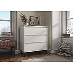 comoda cu 3 sertare gri casmir