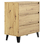 comoda cu 3 sertare stejar artisan