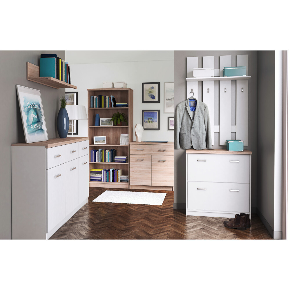 comoda-stejar-sonoma-cu-2-usi-si-un-sertar-80cm-1 comoda stejar sonoma cu 2 usi si un sertar 80cm