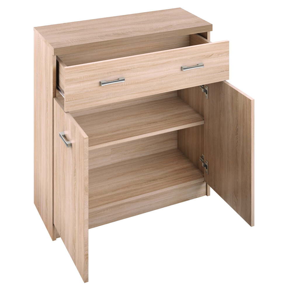 comoda-stejar-sonoma-cu-2-usi-si-un-sertar-80cm-2 comoda stejar sonoma cu 2 usi si un sertar 80cm